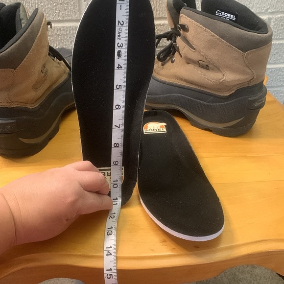 Sorel Cold Mountain Men's Thinsulate Winter Hiking Boots Size 10 EUC NM1207-251 - Picture 7 of 9